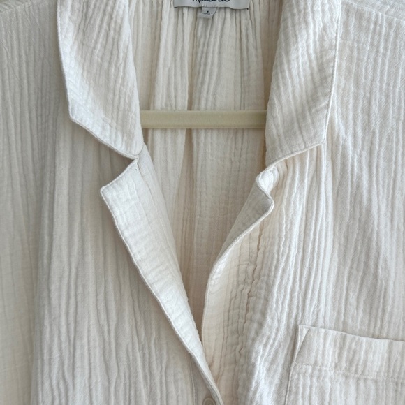 Madewell Isla Maxi Dress, Lighthouse Color, Button Down Kaftan, Size Large - Picture 12 of 16